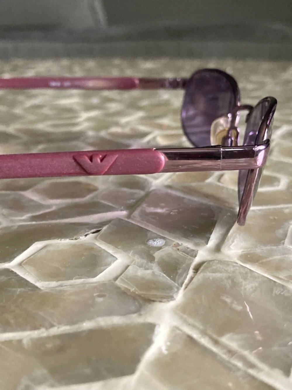EMPORIO ARMANI 168 Sunglasses in 1272 ‘purple mirro red shiny pink’